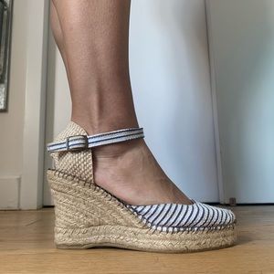 Wedge Espadrilles Handmade in Spain, 3.5” heel, 37